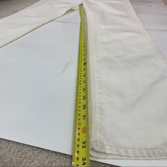 Giorgio Armani cream white jeans NWT size 28 - Picture 10 of 11
